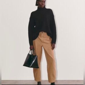 The Honeycomb Funnel Neck in Wool Cashmere